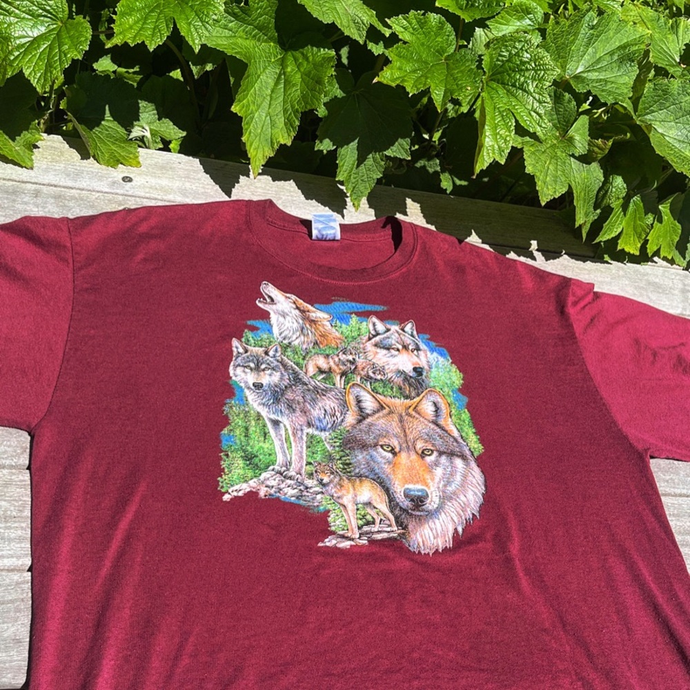 EXCLUSIVE 90’s Y2K VINTAGE WOLFPACK TSHIRT MENS XL